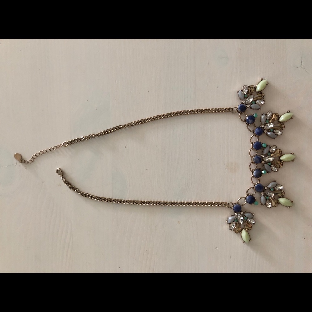 J Crew multicolor statement necklace